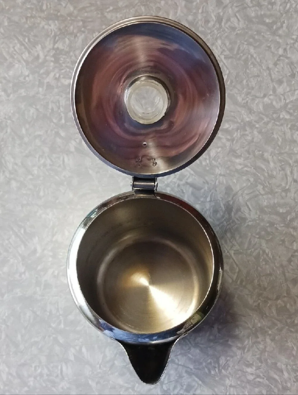 Cabela's~ Silver Stainless Steel Percolator w/wooden handle